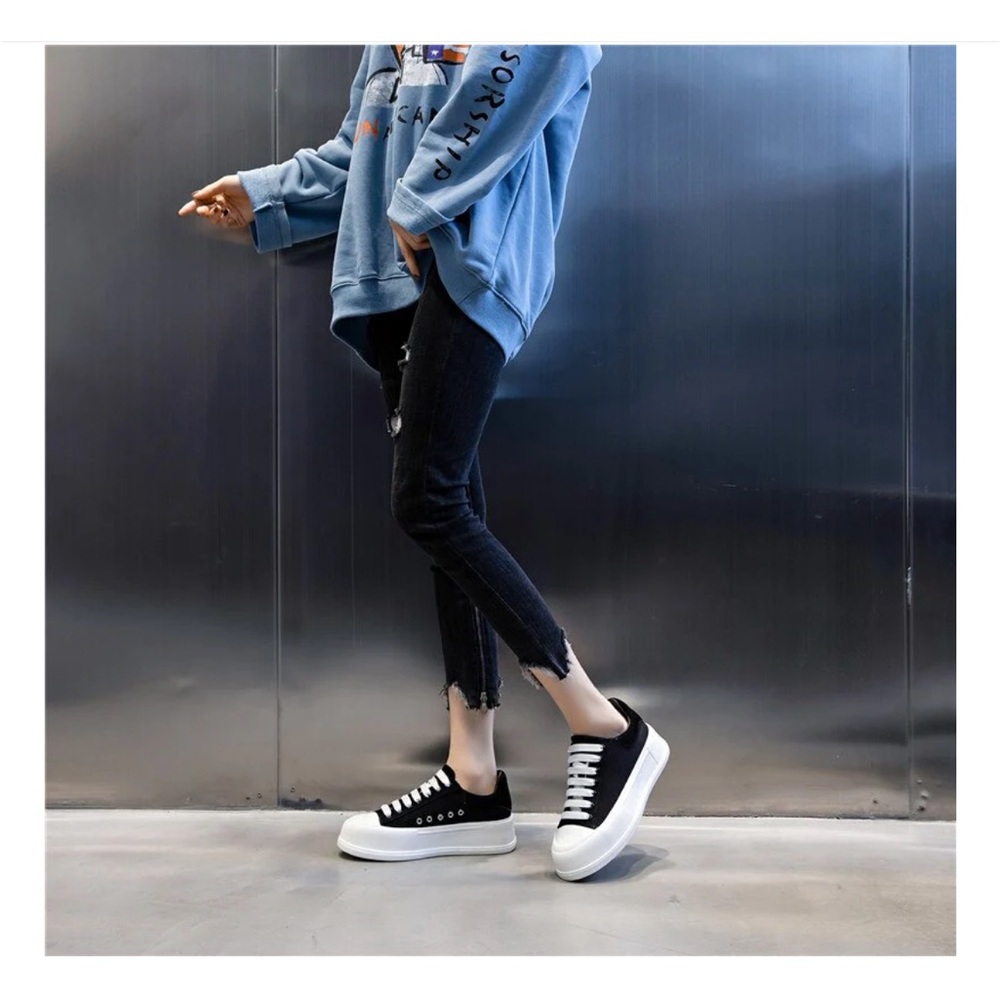 Giordano lace up Platform sneaker